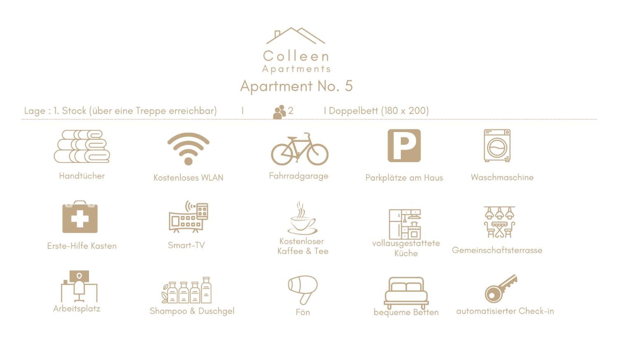 Colleen Apartments - Minden, Hermannstrasse Rom bilde